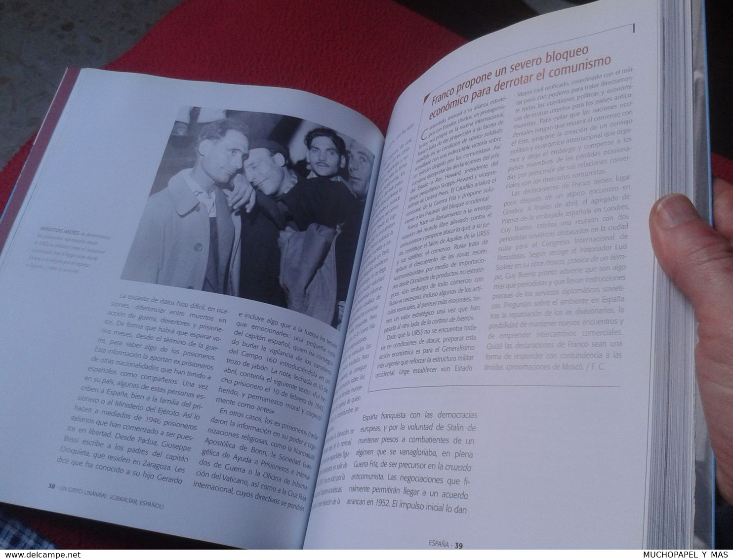 LIBRO FASCÍCULO Nº 14 BIBLIOTECA EL MUNDO FRANQUISMO AÑO A AÑO 1954 UN GRITO GIBRALTAR ESPAÑOL SPANISH HISTORY HISTORIA.