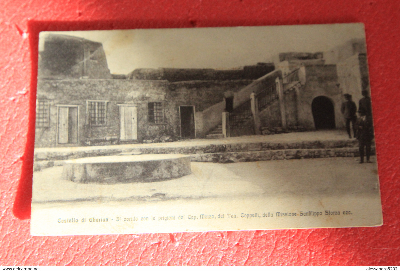 Libia Libya Tripolitania Gharian Garian Il Castello Le Prigioni 1914 Ed. Alterocca - Libye