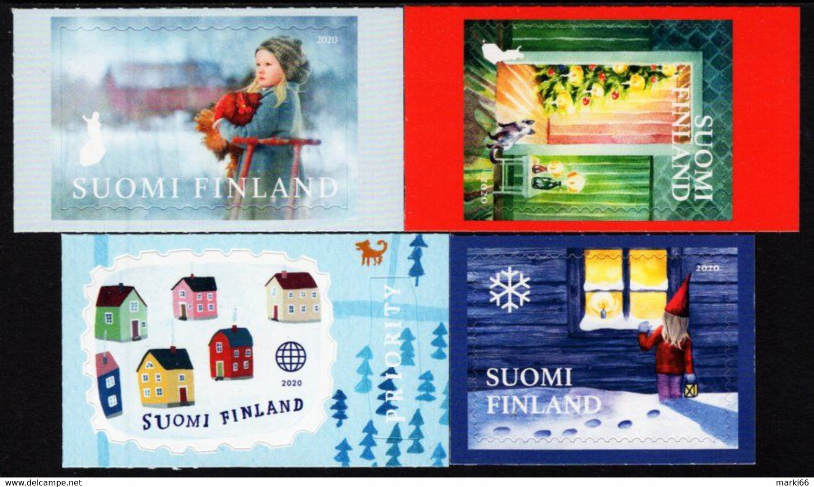 Finland - 2020 - Christmas And New Year - Mint Self-adhesive Stamp Set - Nuevos