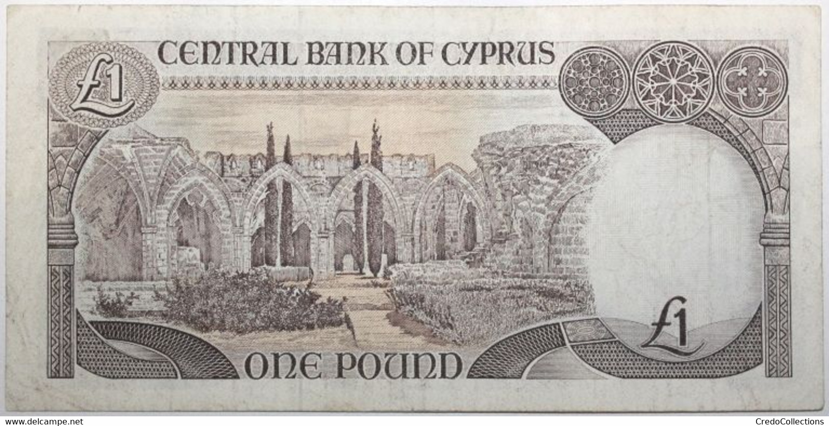 Chypre - 1 Pound - 1993 - PICK 53c.1 - TTB+ - Cyprus