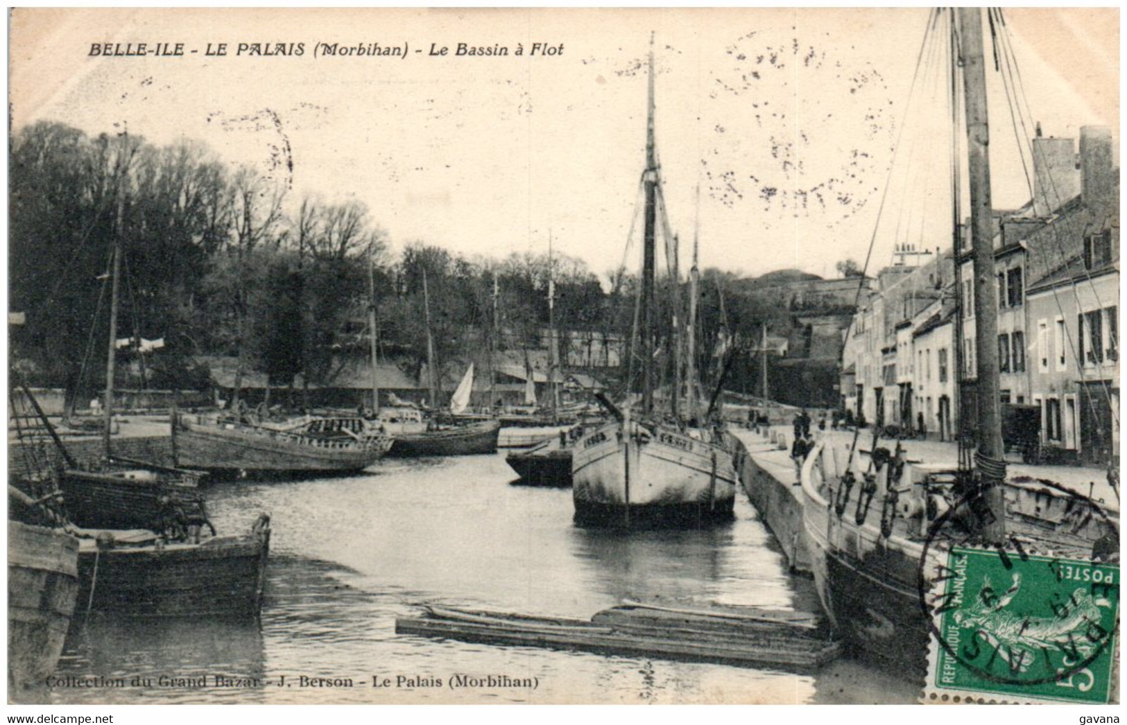 56 BELLE-ILE - LE PALAIS - Le Bassin à Flot - Belle Ile En Mer