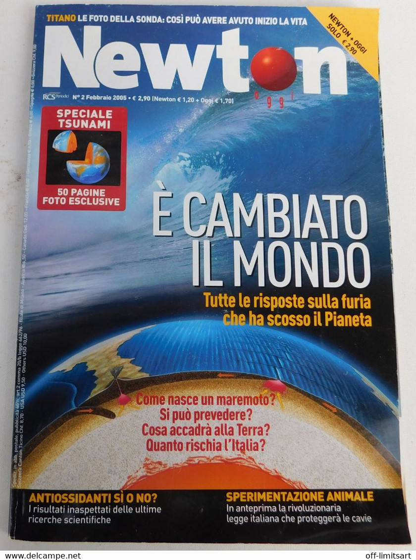 E' CAMBIATO IL MONDO (Speciale Tsunami)  - Newton N. 2 /  2006 - 146  Pagine - Zu Identifizieren