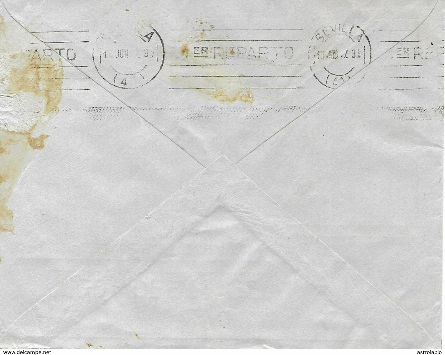 Carta De Jerez De La Frontera  A Sevilla 1937 Publicidad De Relojería Y Censura. Ver 2 Scan - Horlogerie