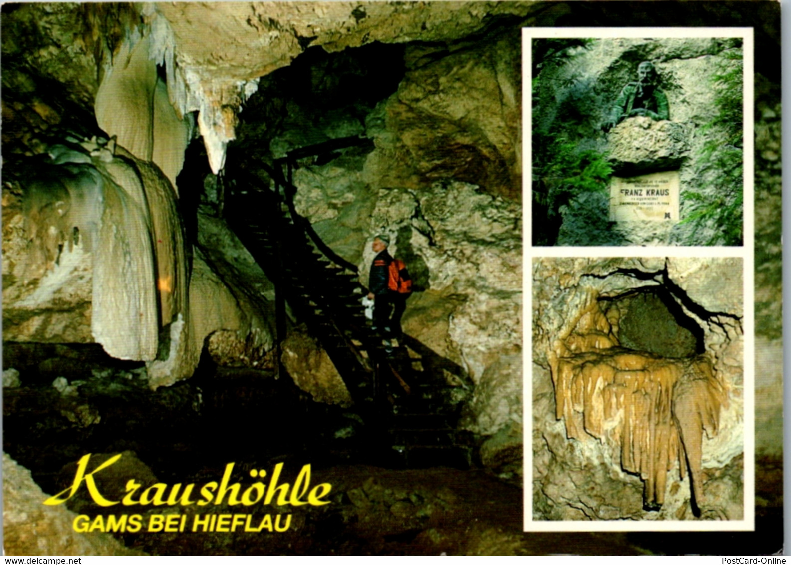 5121  - Steiermark , Gams Bei Hieflau , Kraushöhle , Gipskristallhöhle - Nicht Gelaufen - Hieflau