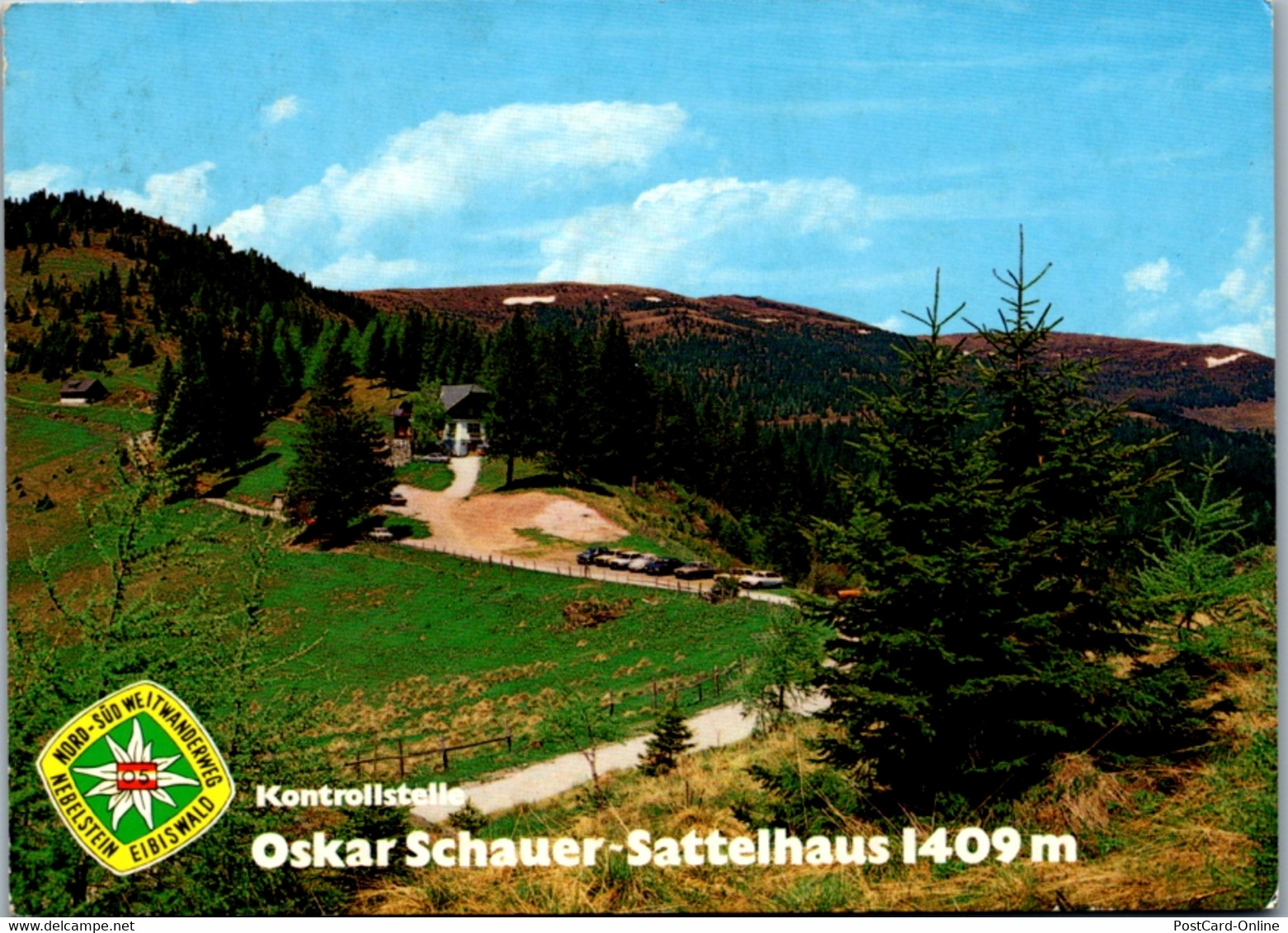 5126  - Steiermark , Voitsberg , Terenbachalm , Oskar Schauer Sattelhaus , Kontrollstelle - Gelaufen - Voitsberg