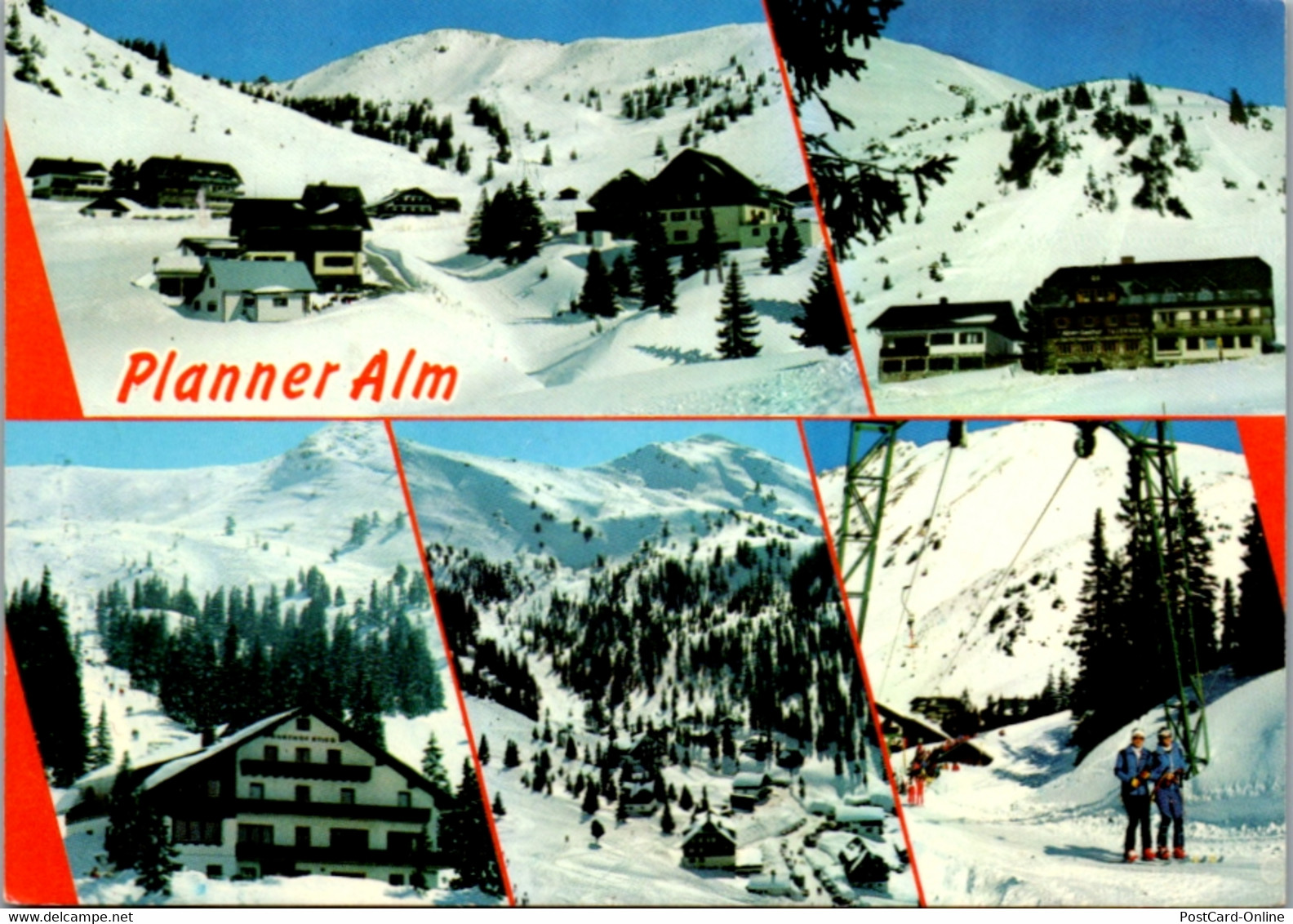 5130  - Steiermark , Planneralm , Mehrbildkarte - Gelaufen - Donnersbach (Tal)