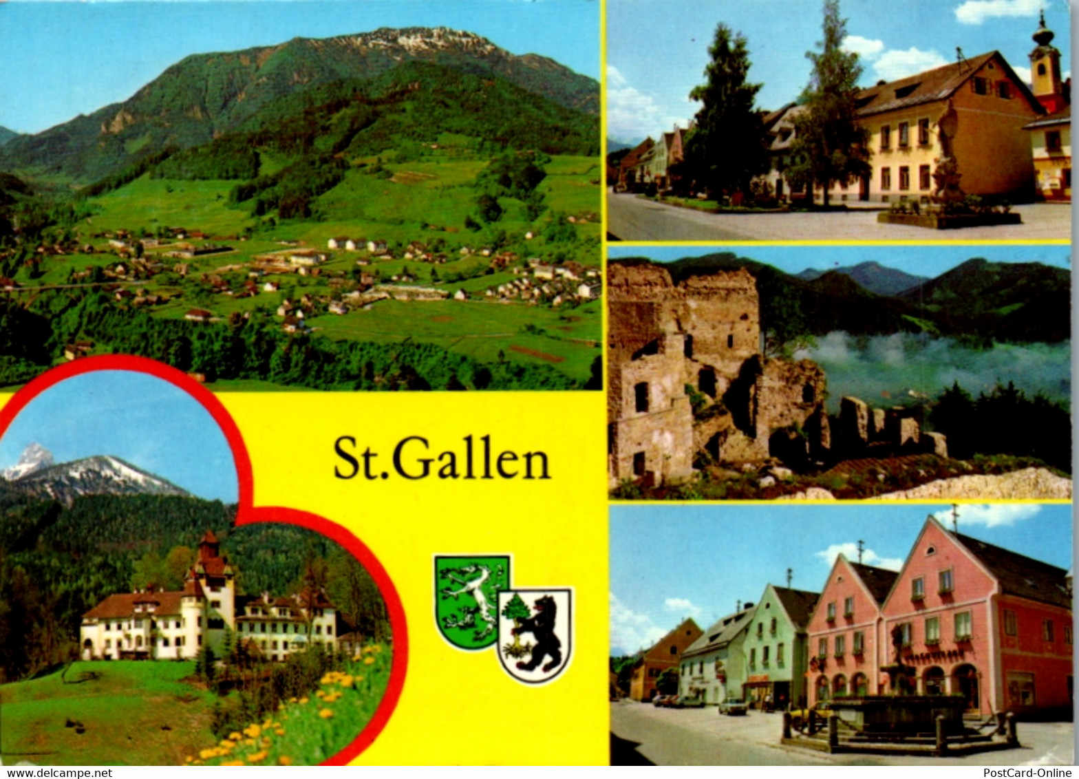 5134  - Steiermark , St. Gallen , Sommerfrische , Mehrbildkarte - Gelaufen - St. Gallen