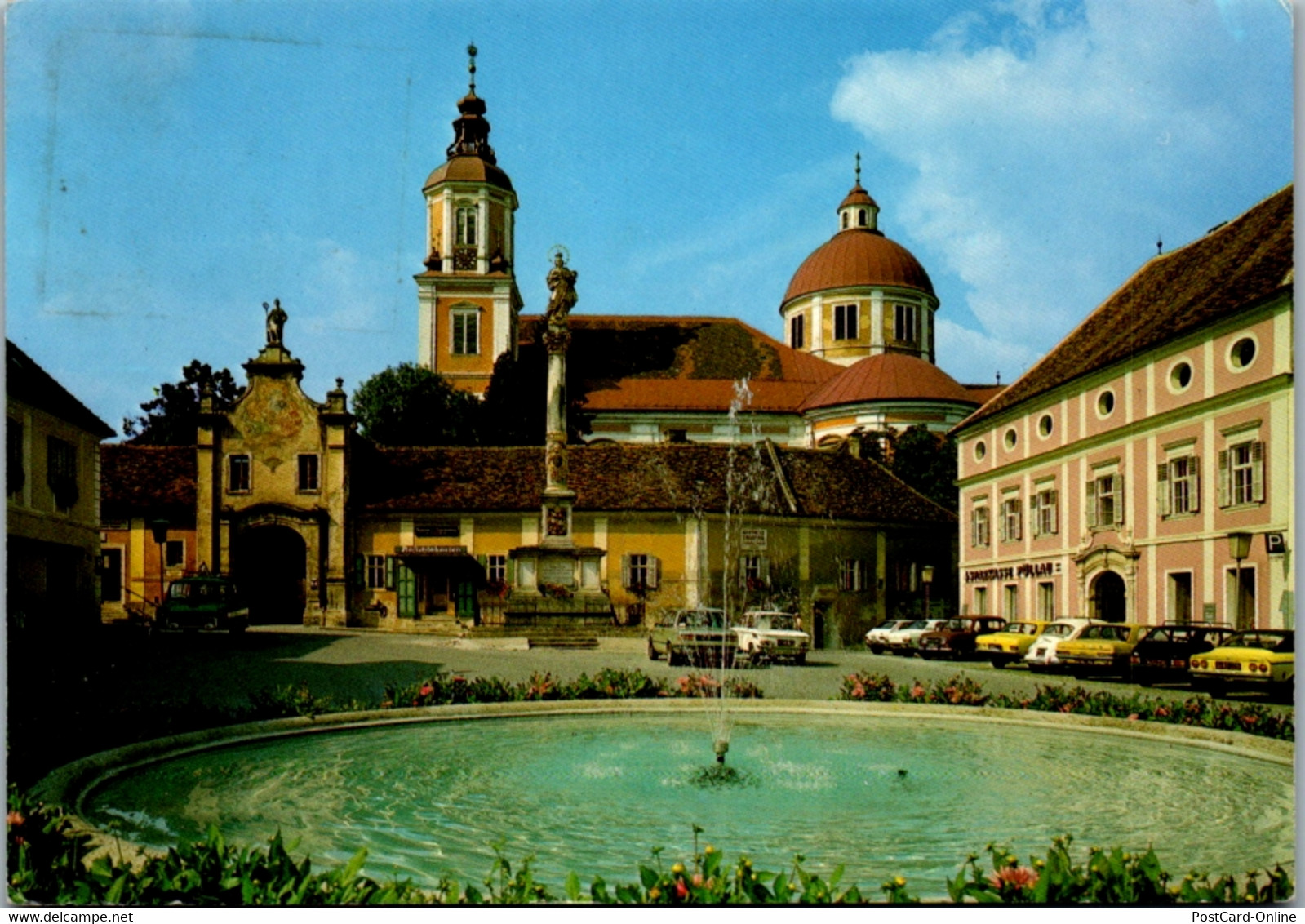 5149  - Steiermark , Pöllau , Hauptplatz Mit Pfarrkirche - Gelaufen 1981 - Pöllau