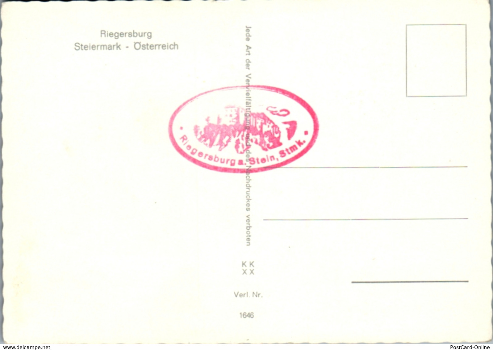 5155  - Steiermark , Riegersburg - Nicht Gelaufen - Riegersburg