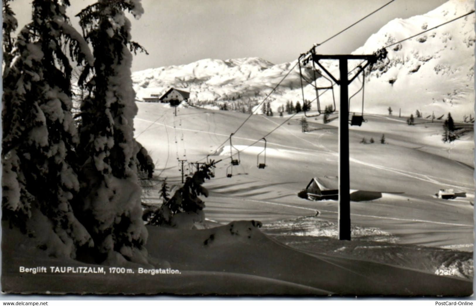 5167  - Steiermark , Tauplitzalm , Berglift , Bergstation ,Sessellift - Gelaufen 1960 - Tauplitz