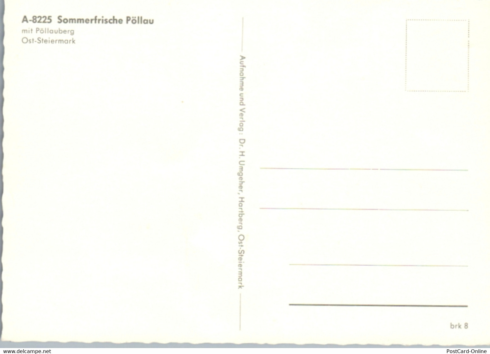 5210  - Steiermark , Pöllau Mit Pöllauberg - Nicht Gelaufen - Pöllau