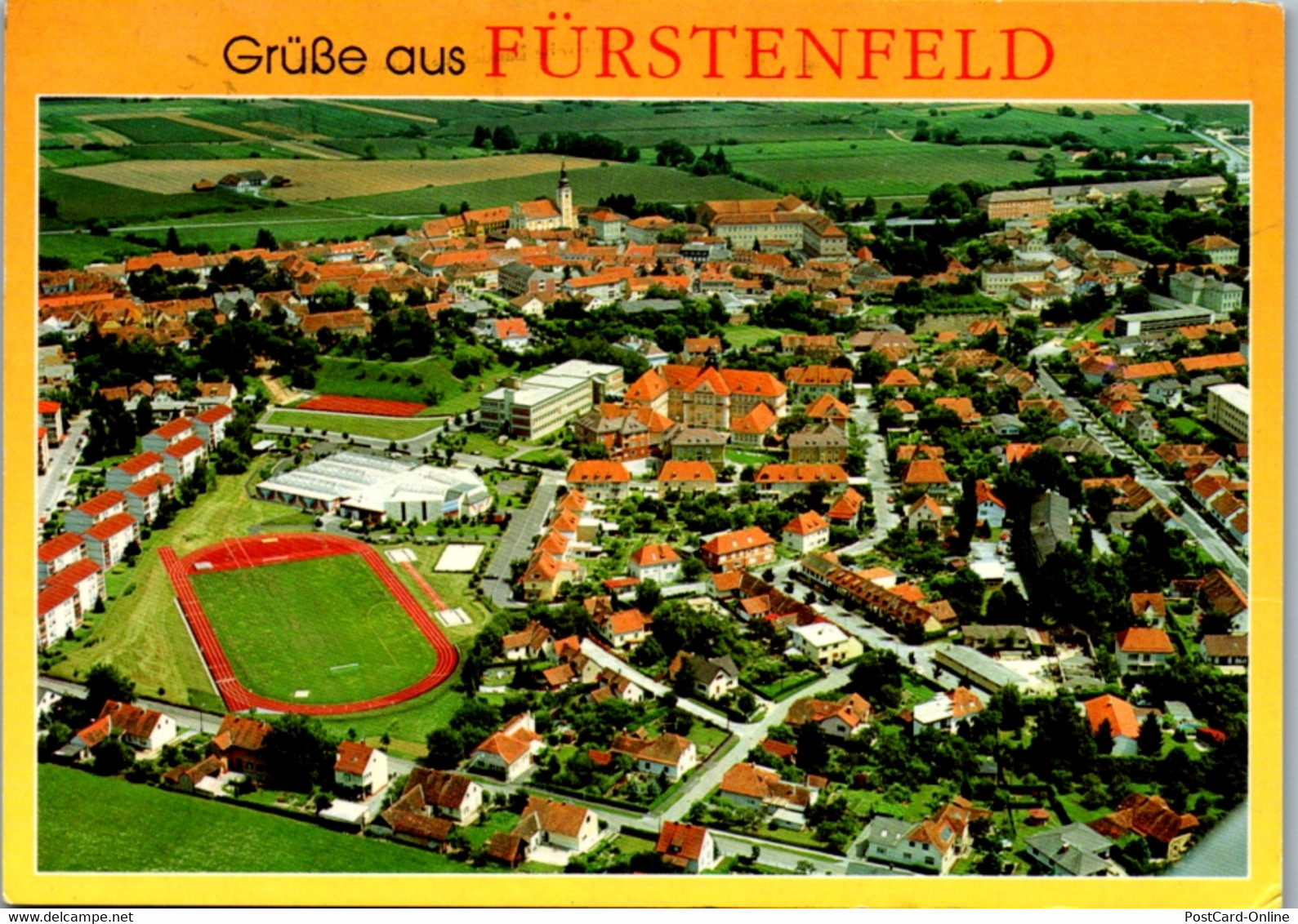 5237  - Steiermark , Fürstenfeld , Panorama - Gelaufen 1992 - Fürstenfeld