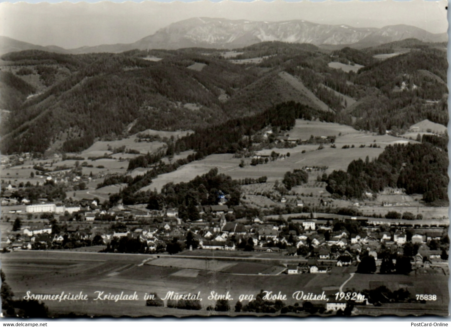 5247  - Steiermark , Krieglach Im Mürztal Gegen Hohe Veitsch - Gelaufen 1975 - Krieglach