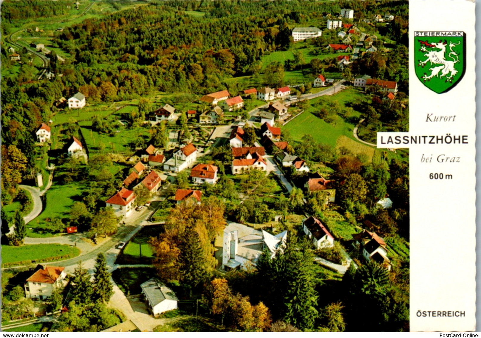5249  - Steiermark , Lassnitzhöhe Bei Graz , Panorama - Gelaufen 1973 - Lassnitzhöne