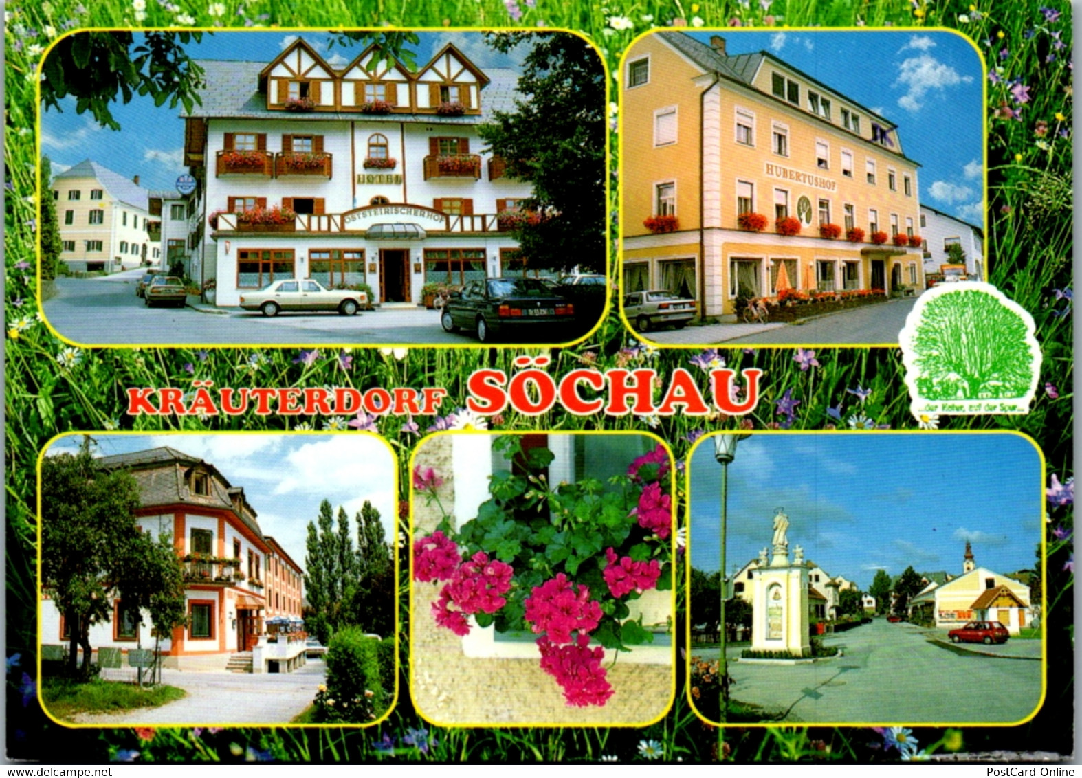 5254  - Steiermark , Söchau , Kräuterdorf , Mehrbildkarte - Gelaufen 1997 - Fürstenfeld