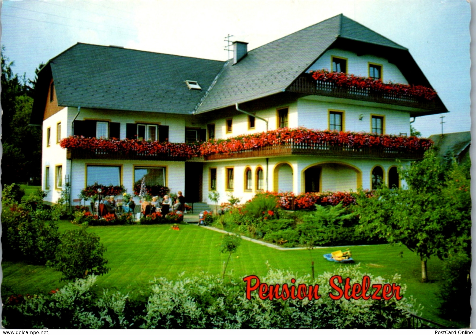 5256  - Steiermark , Dechantskirchen , Pension Stelzer - Gelaufen 1990 - Fürstenfeld