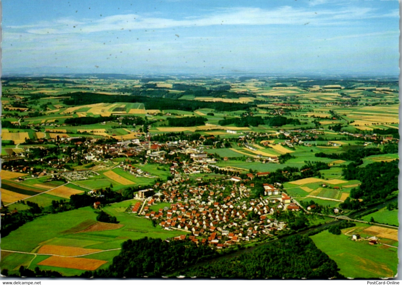 5377  - Oberösterreich , Schwanenstadt , Panorama - Gelaufen - Vöcklabruck