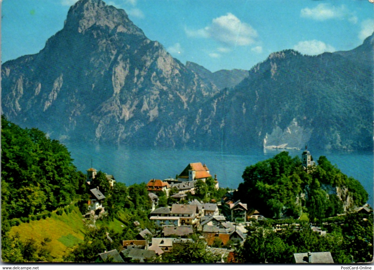 5384  - Oberösterreich , Traunkirchen Vom Malerwinkel Aus Gesehen , Traunsee - Gelaufen 1968 - Traun