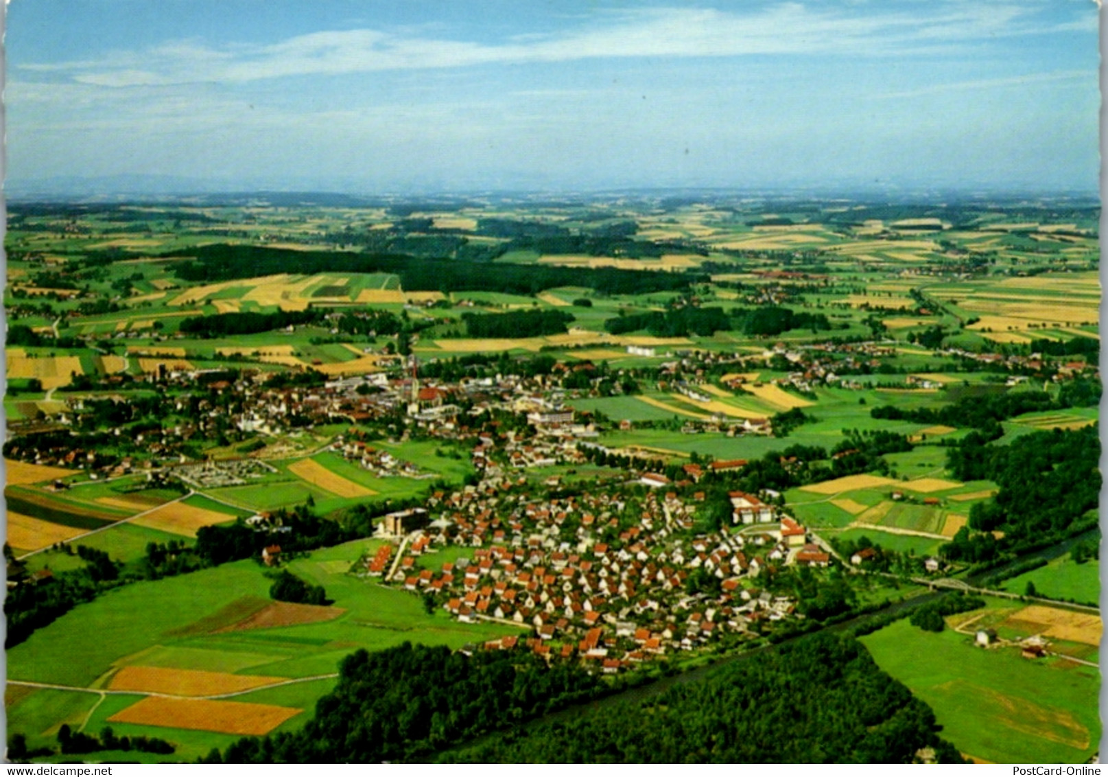 5421  - Oberösterreich , Schwanenstadt , Panorama - Gelaufen 1968 - Vöcklabruck