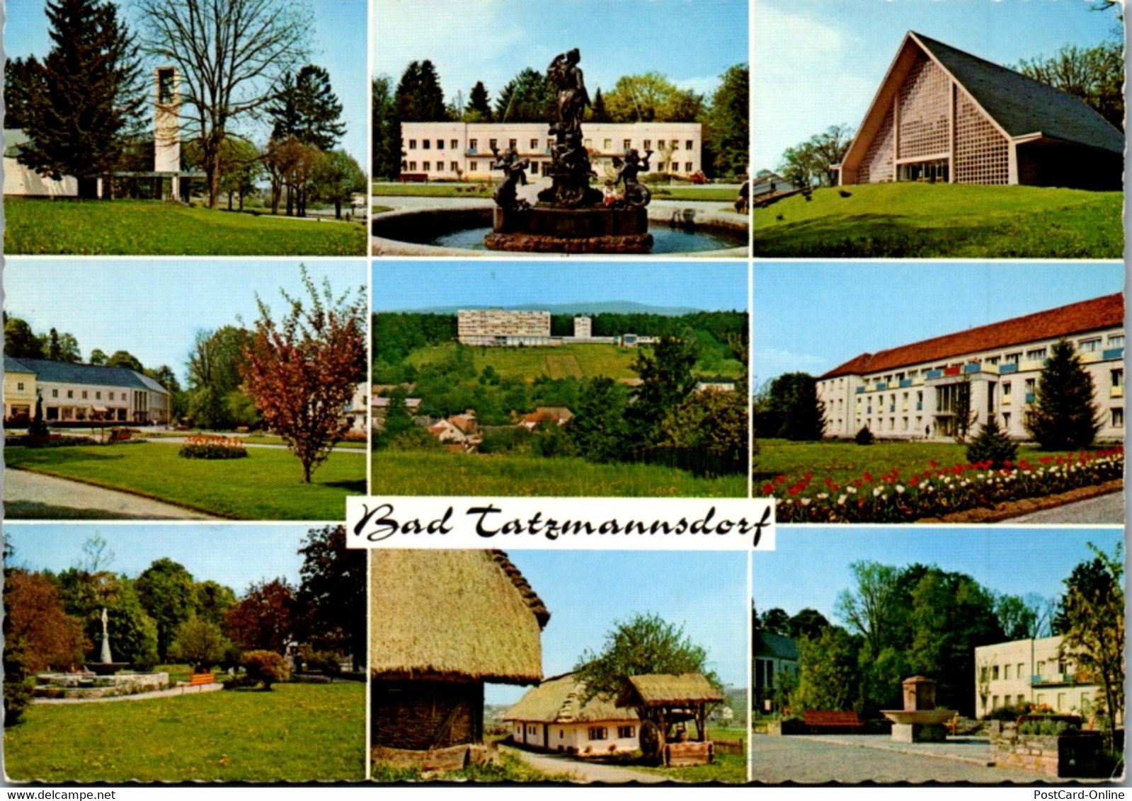 5494  - Burgenland , Bad Tatzmannsdorf , Mehrbildkarte - Gelaufen 1973 - Oberwart