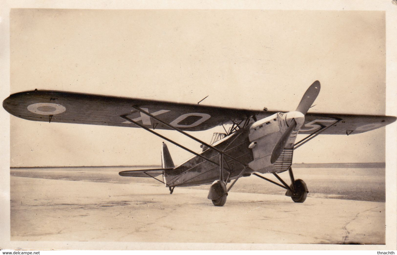 AVIATION PILOTE ET AVION ISTRES AVIATION MUREAUX 117 R2 CPA BON ETAT - 1919-1938: Between Wars