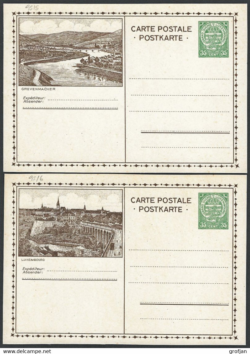 Carte Correspondance - Korrespondenzkarte - Entier Postal - Stationery - No. 95.1 - 95.6 Neuf - Servizio