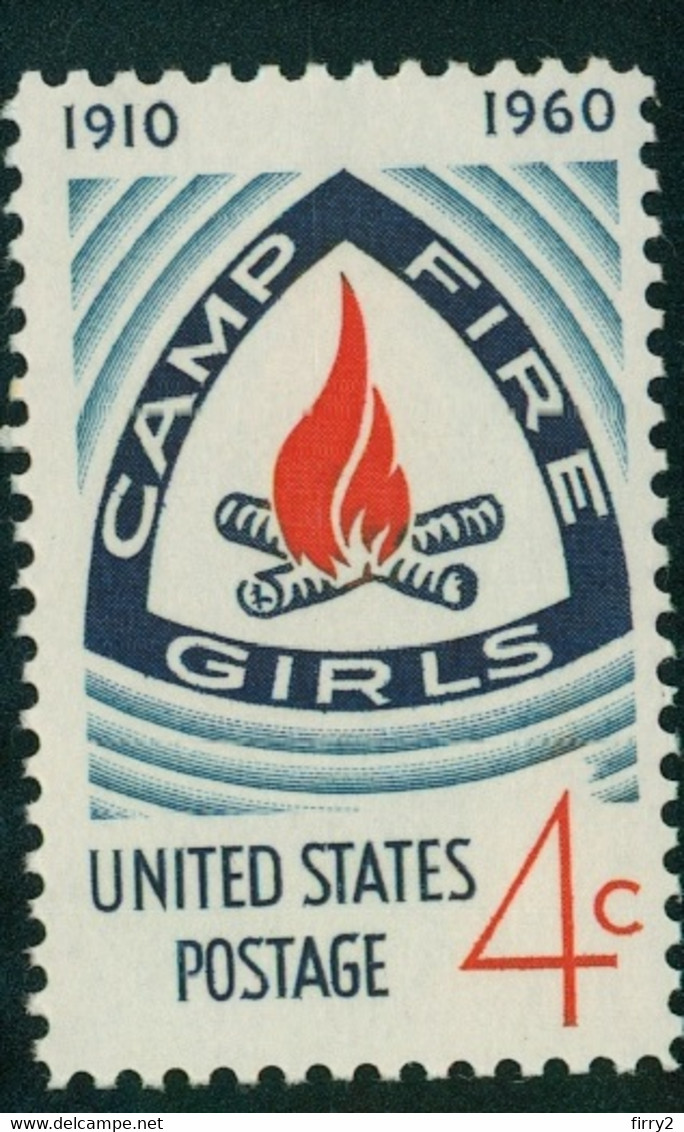 USA Scott #1167   1960  4c Camp Fire Girls Anniversary   Mint NH  (MNH) - Ongebruikt