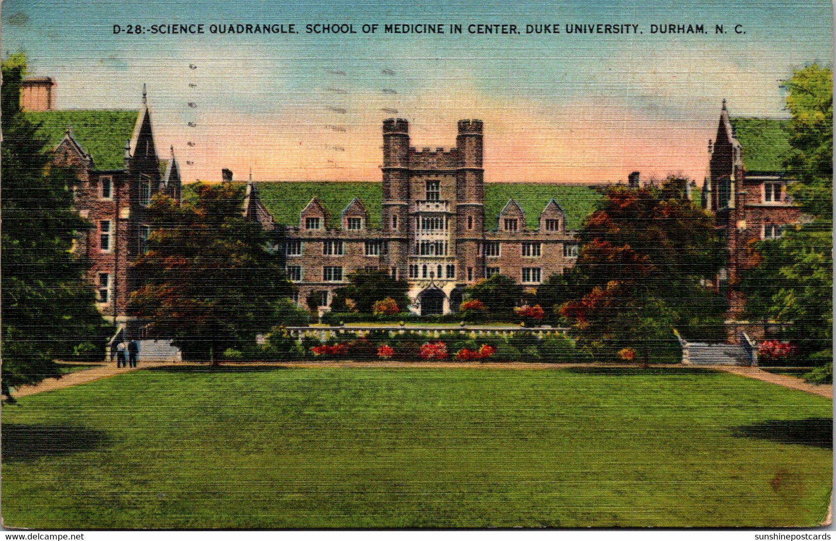 North Carolina Durham Science Quadrangle School Of Medicine In Center Duke University 1941 - Durham