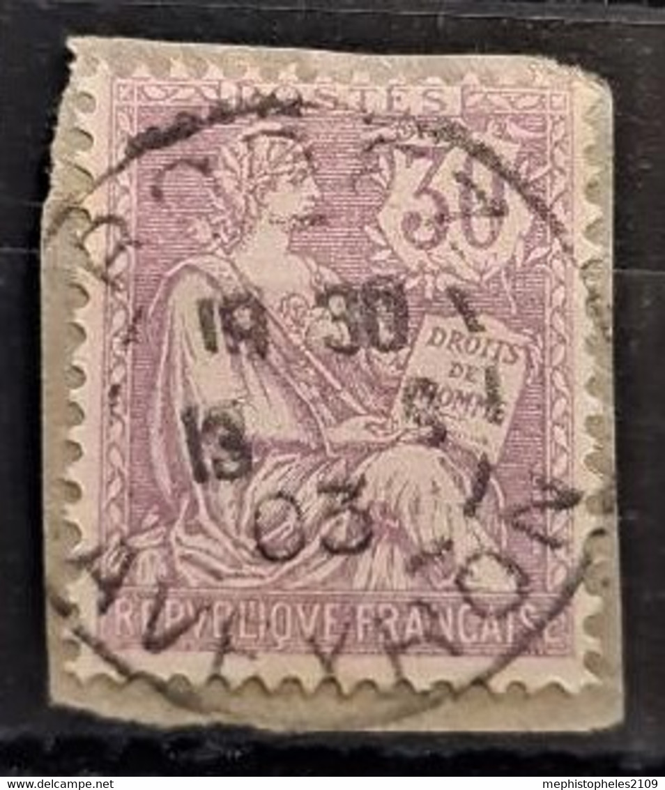 FRANCE 1902 - Canceled - YT 128 - 30c - 1900-02 Mouchon