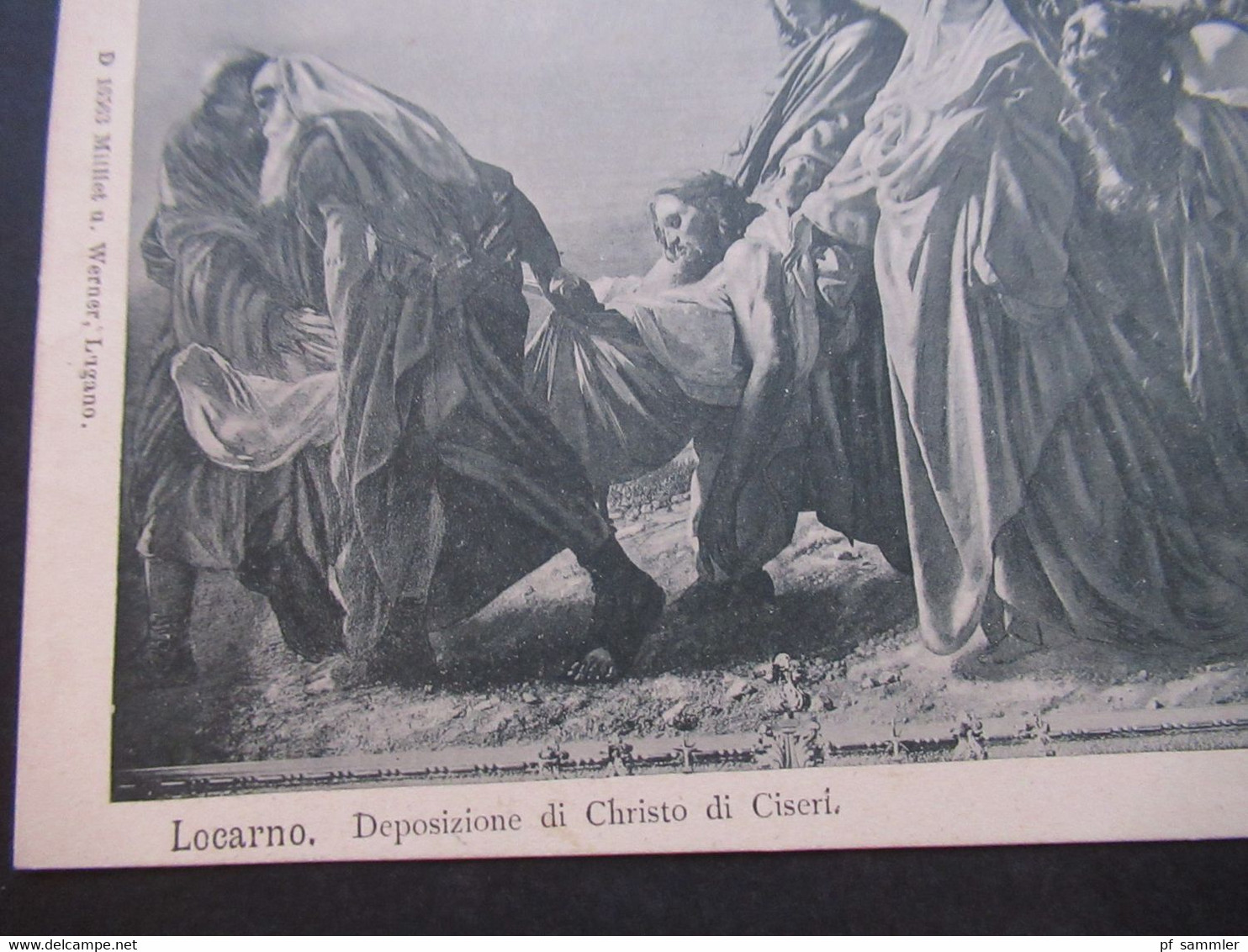 Schweiz 1907 AK Locarno Deposizione Di Christo Di Ciseri Verlag Milliet U. Werner Lugano. Christliches Motiv Jesus - Lettres & Documents