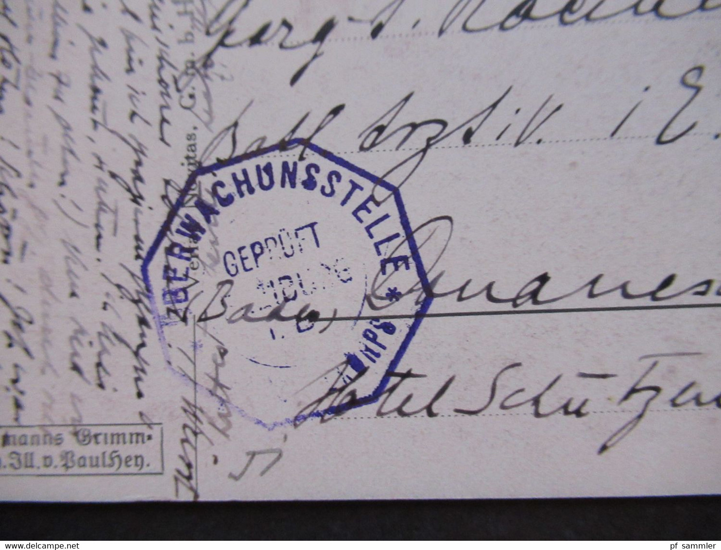 Schweiz 1917 Feldpost Künstler AK Die Sterntaler An Einen Batl. Arzt In Donaueschingen Hotel Schützen Zensurstempel Gepr - Lettres & Documents