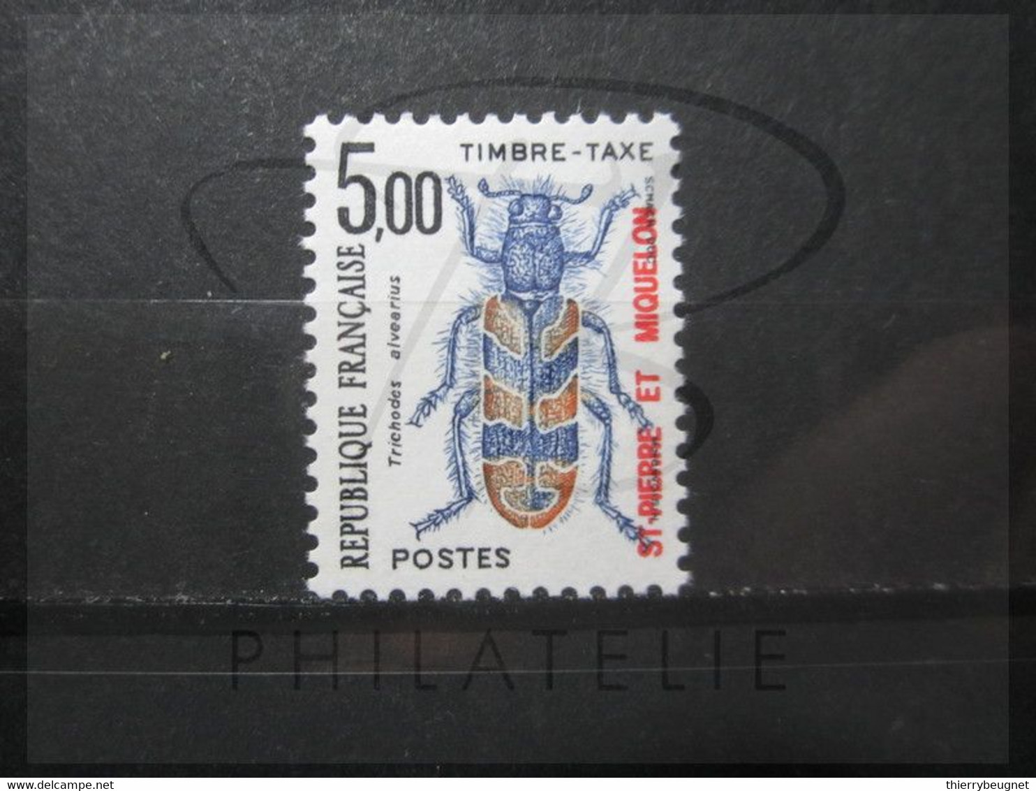 VEND BEAU TIMBRE TAXE DE S.P.M. N° 91 , XX !!! (a) - Postage Due