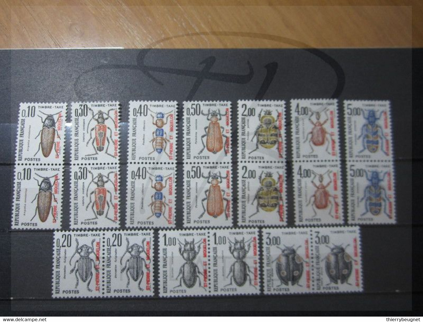 VEND BEAUX TIMBRES TAXES DE S.P.M. N° 82 - 91 EN PAIRES , XX !!! (b) - Impuestos