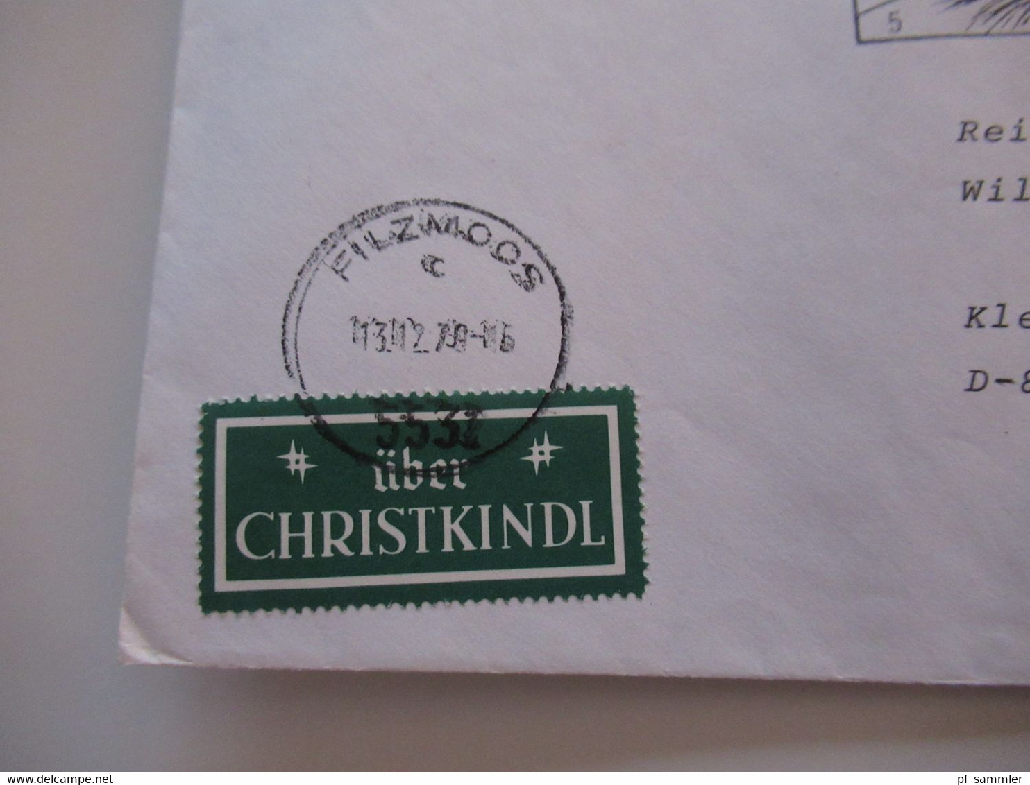 Österreich 1958 - 1993 Jahre Sonderbelege / Sonderstempel Christkindl auch 4x Leitzettel über Christkindl insg. 9 Belege