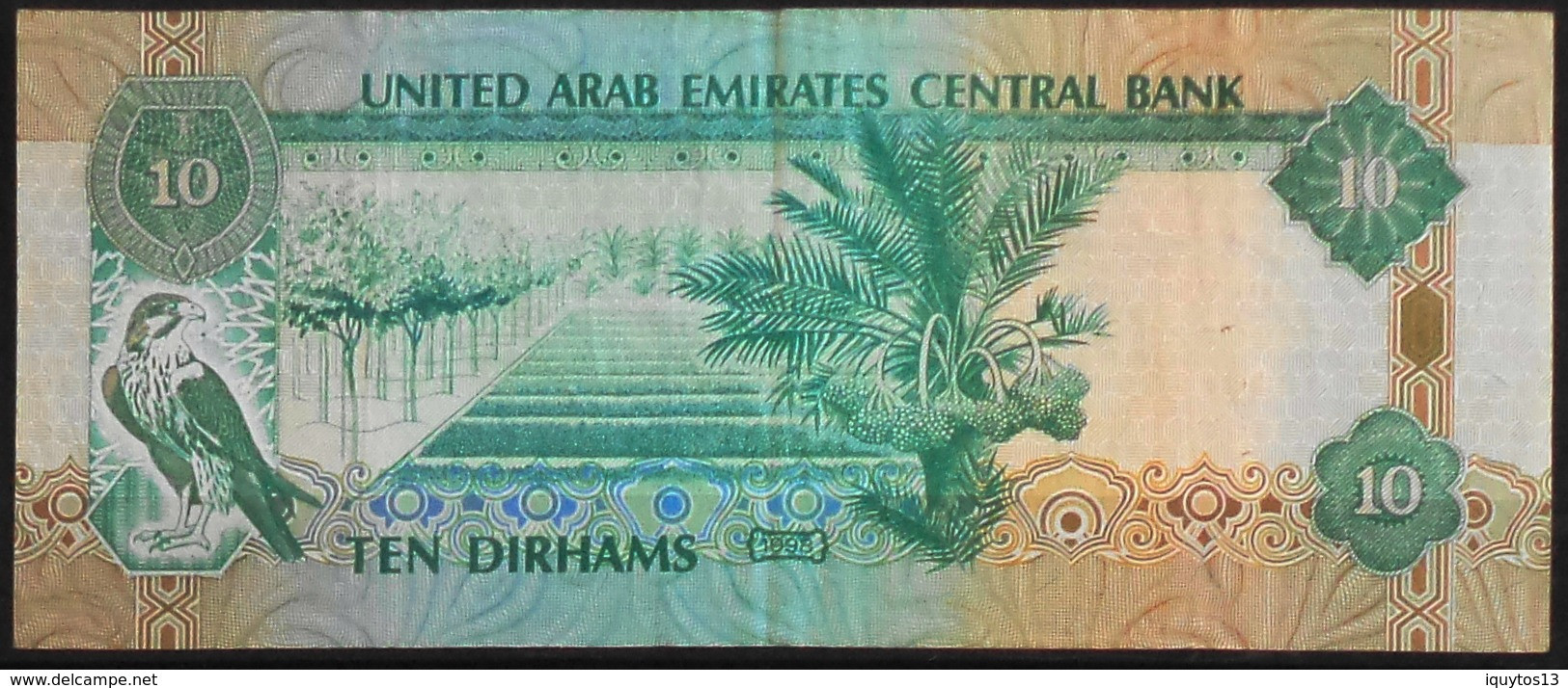 1 Billet De Banque - United Arab Emirates Central Bank 10 Dirhams - BE - Emirats Arabes Unis