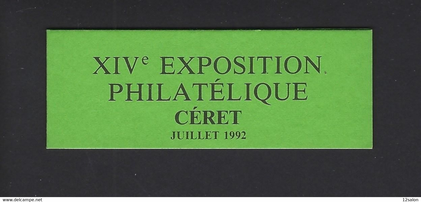 CARNET PRIVE MARIANNE BRIAT CERET EXPOSITION PHILATELIQUE 1992 FESTIVAL DE LA SARDANE THEME MUSIQUE DANSE - Altri & Non Classificati