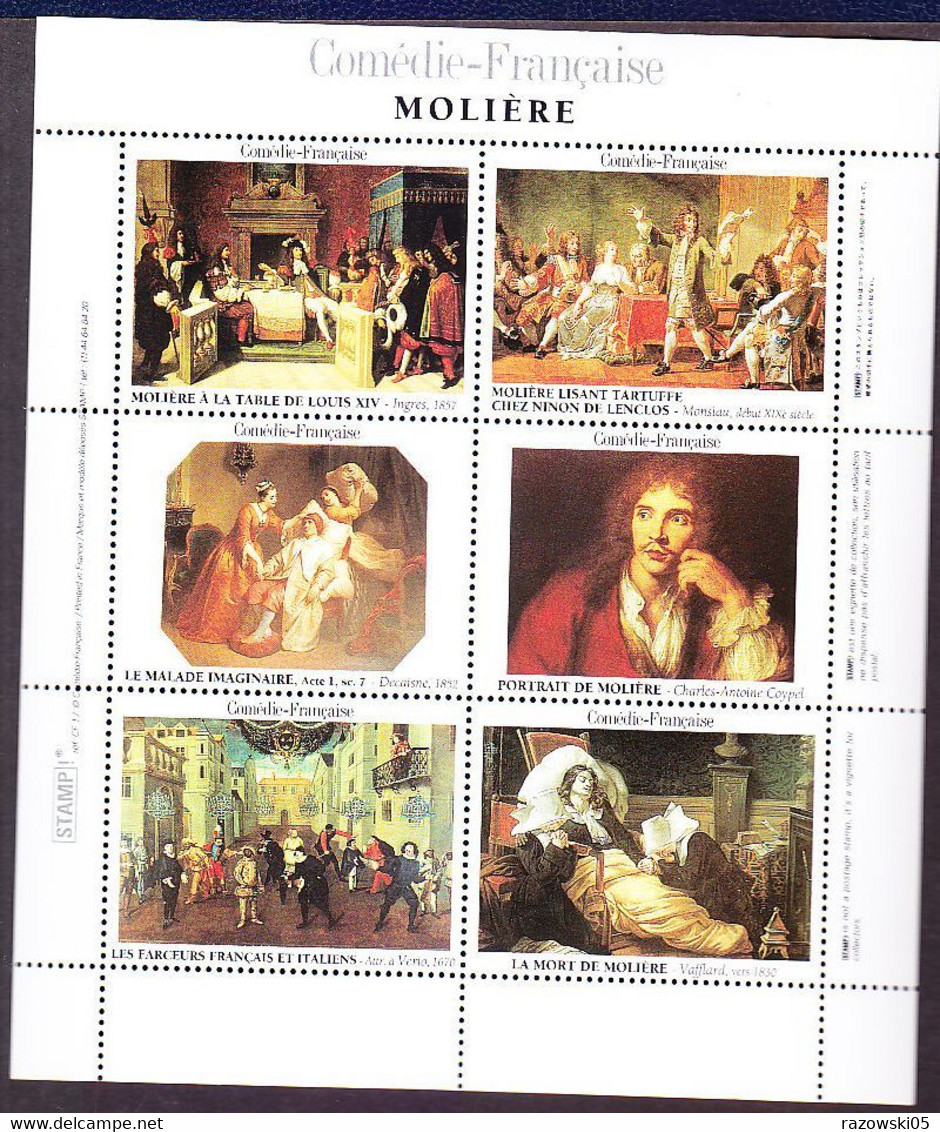 FRANCE TIMBRE. BLOC FEUILLET. ..................... COMEDIE FRANCAISE MOLIERE - Blocs & Carnets