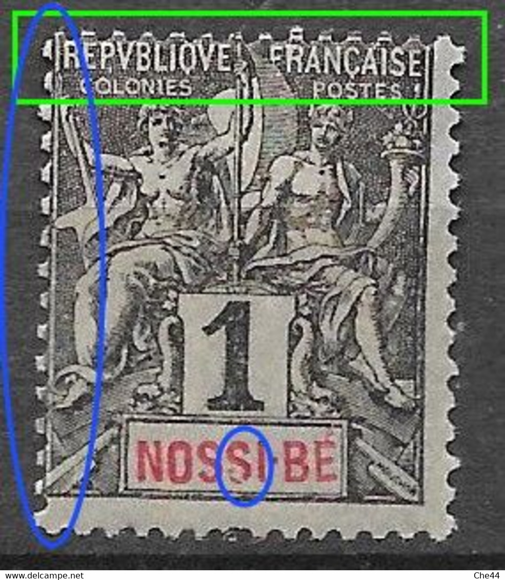 Variété : 1894 : Papier Teinté. N°27 Chez YT. (Voir Commentaires) - Unused Stamps