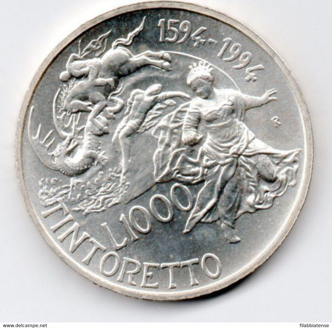 1994 - Italia 1.000 Lire Tintoretto - Senza Confezione     ----- - Herdenking