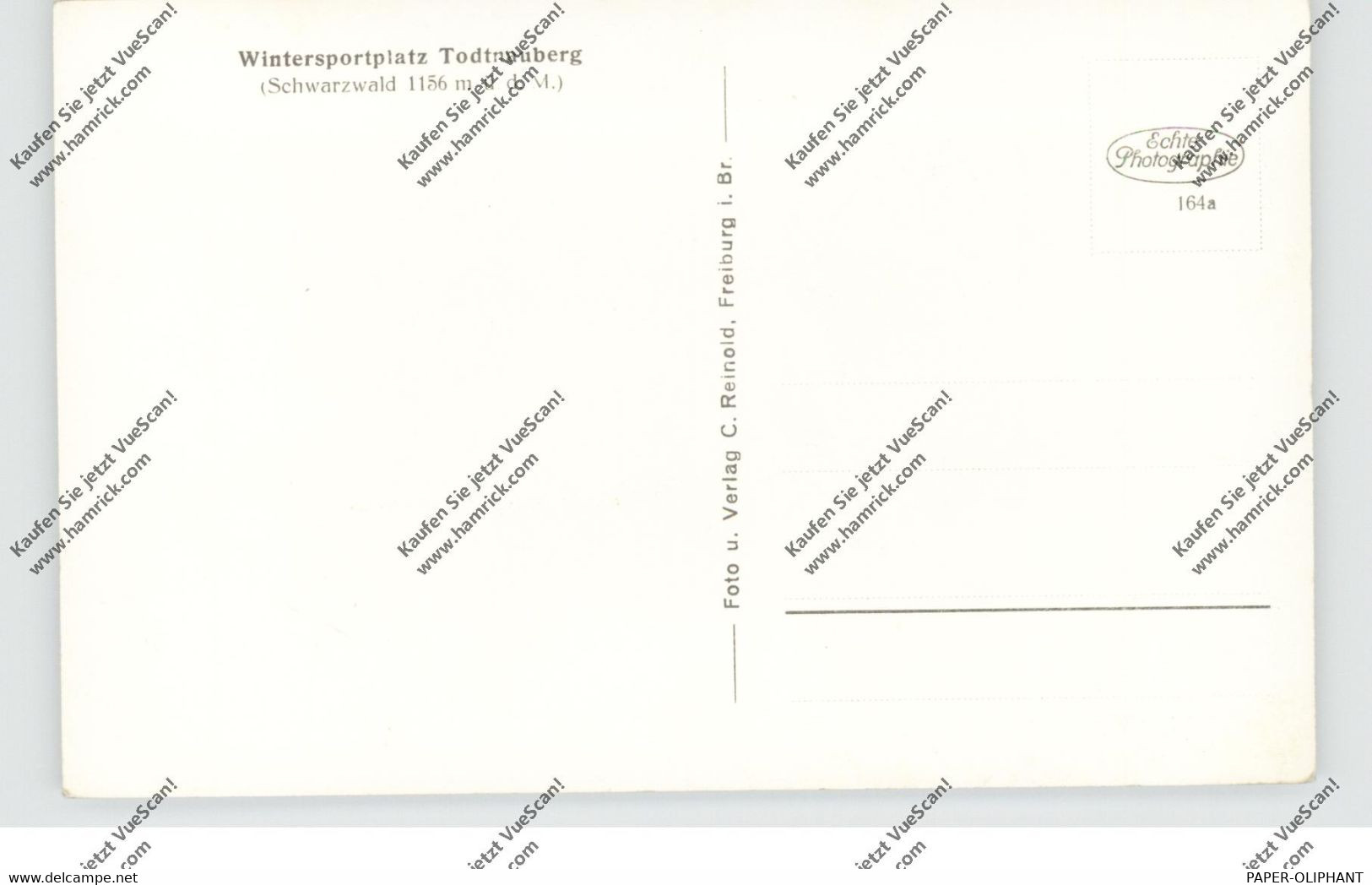 7868 TODTNAU - TODTNAUBERG, Gesamtansicht, Kl. Druckstelle - Todtnau