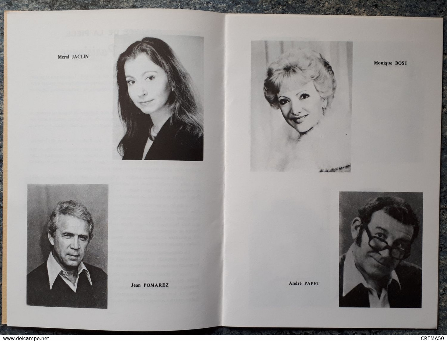 Programme, Thèâtre Lyrique du Midi - La Vie Parisienne - 1987