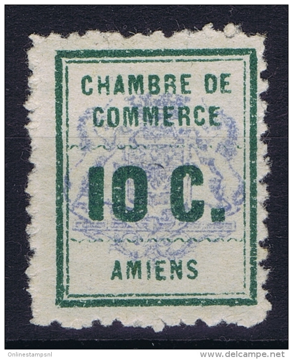 France Timbre De Grève N°1, Chambre De Commerce D'Amiens, 1909, MH/* - Otros & Sin Clasificación