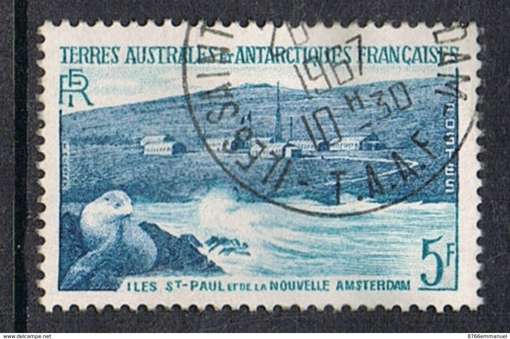 T.A.A.F. N°4  Otarie - Used Stamps