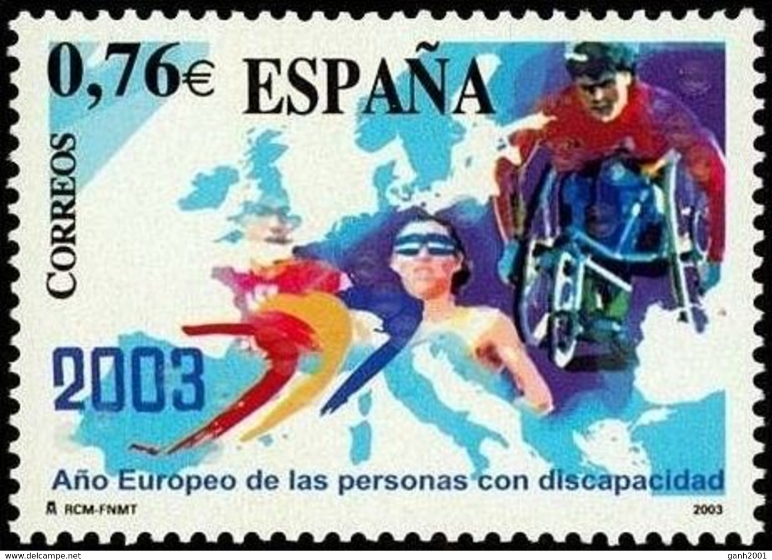 Spain 2003 Espa&ntilde;a / Handicap Sport MNH Deportes Para Personas Discapacitadas / Je25  1-5 - Handisport