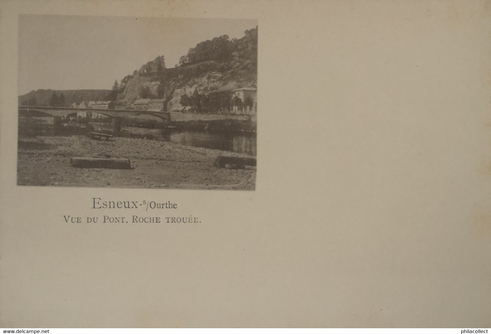 Esneux S/Ourthe // Vue Du Pont - Roche Trouee Ca 1900 - Esneux