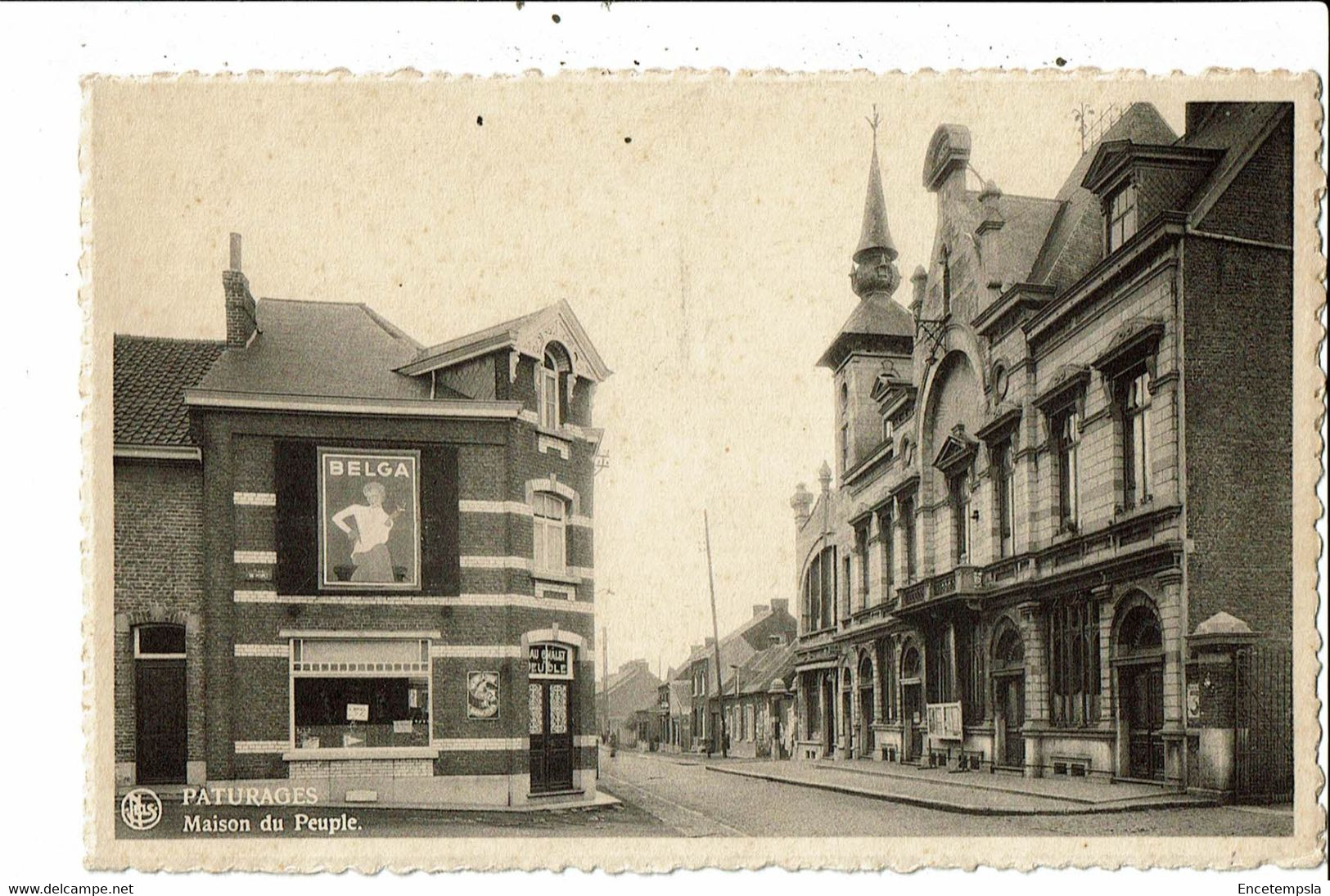 CPA-Carte Postale Belgique- Pâturages - Maison Du Peuple - VM27016mo - Colfontaine