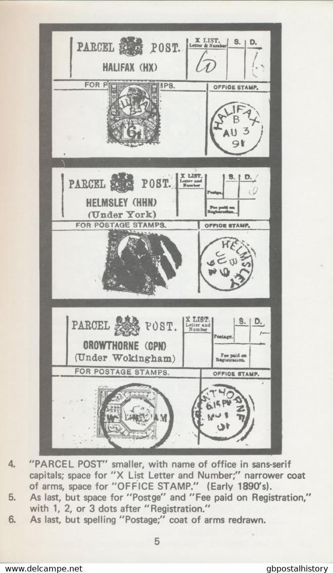 GB The Parcel Post Labels Of Great Britain - Part 2 - Yorkshire Harry Hayes 1977 - Gran Bretaña