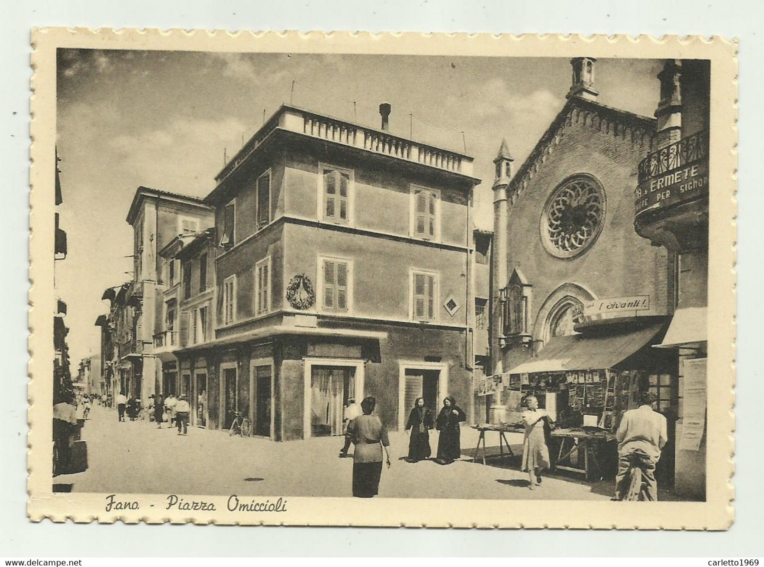 FANO - PIAZZA OMICCIOLI - NV   FG - Fano