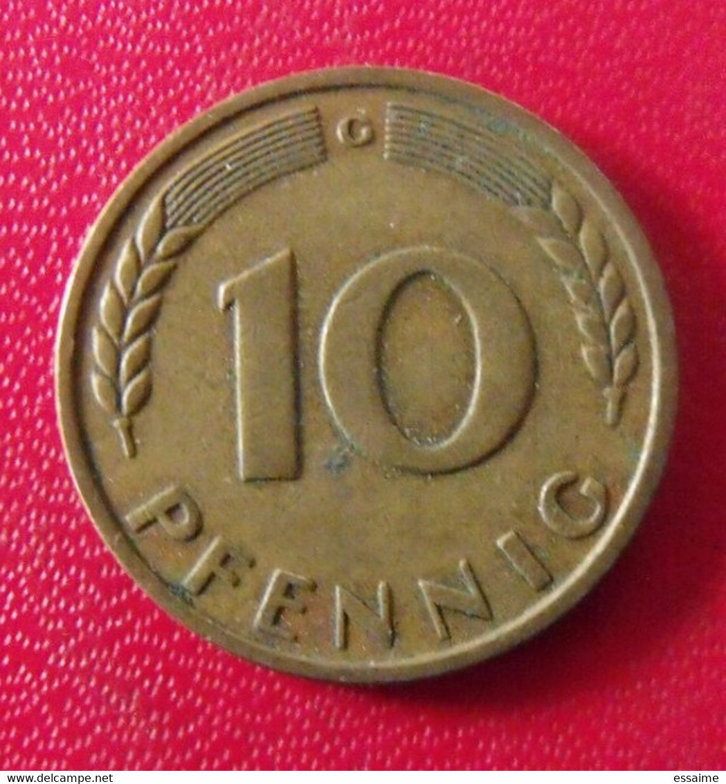 Allemagne Deutschland. 10 Pfennig Bank Deutscher Länder 1949 - 10 Pfennig