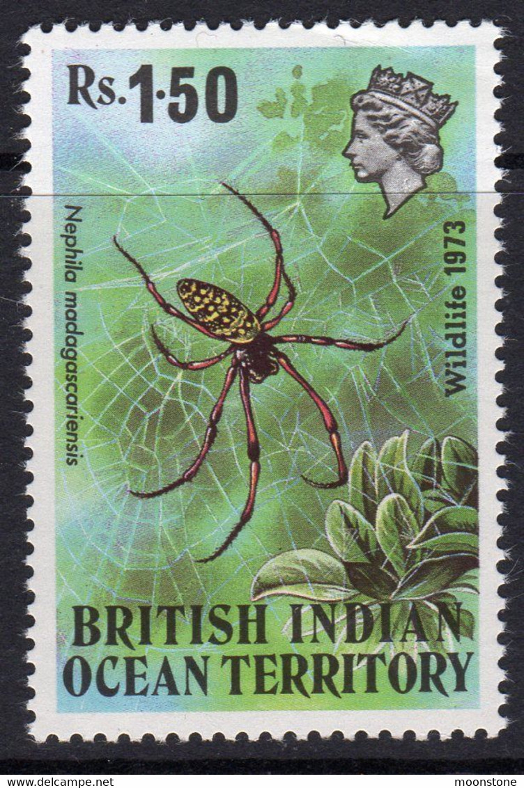 British Indian Ocean Territory BIOT 1973 Wildlife I 1r.50, MNH, SG 55 (A) - Britisches Territorium Im Indischen Ozean